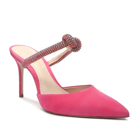 Schutz Pearl Leather Mule - Picture 4 of 6